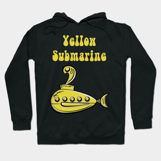 Yellow Submarine Hoodie by Brianjstumbaugh
